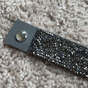 Fitted Swarovski Crystal Wrap Bracelet